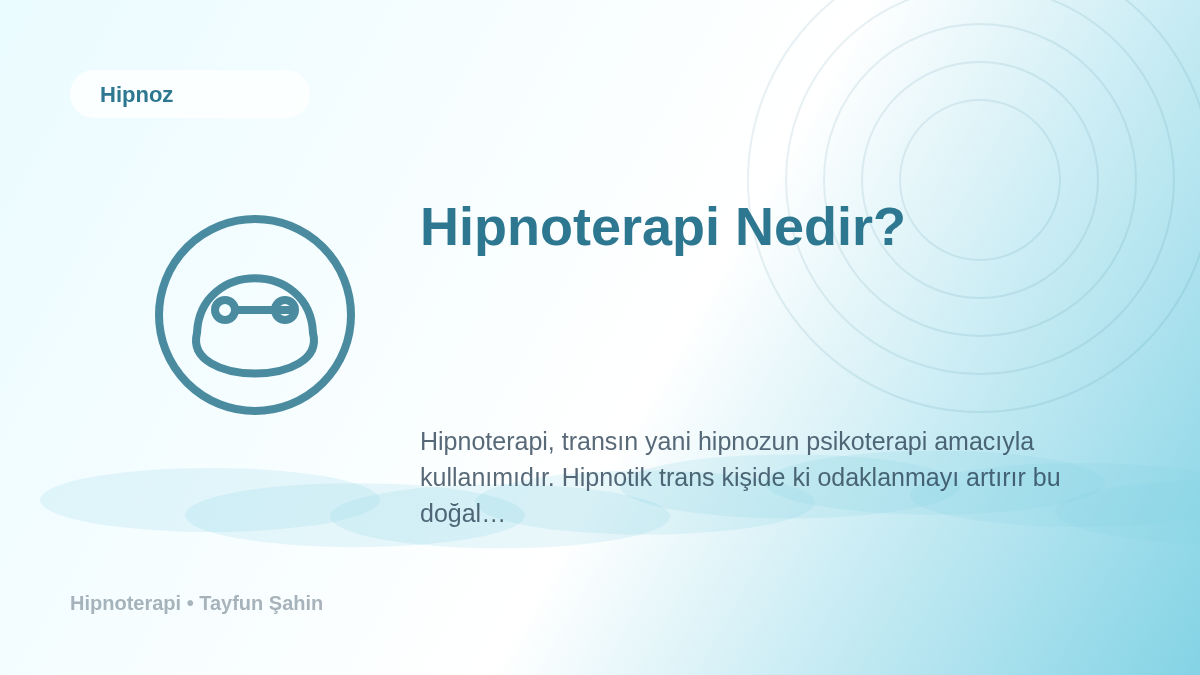 Hipnoterapi Nedir?